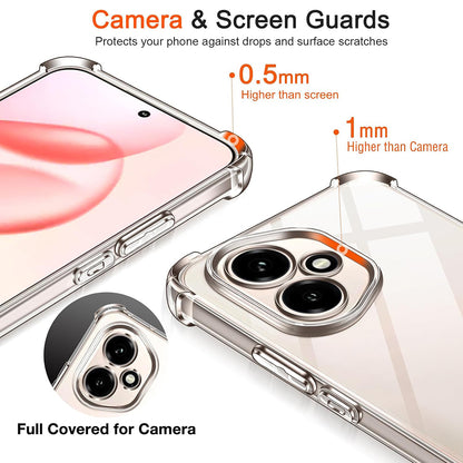 Maska za Honor 400, Techsuit, Shockproof Clear, Prozirna