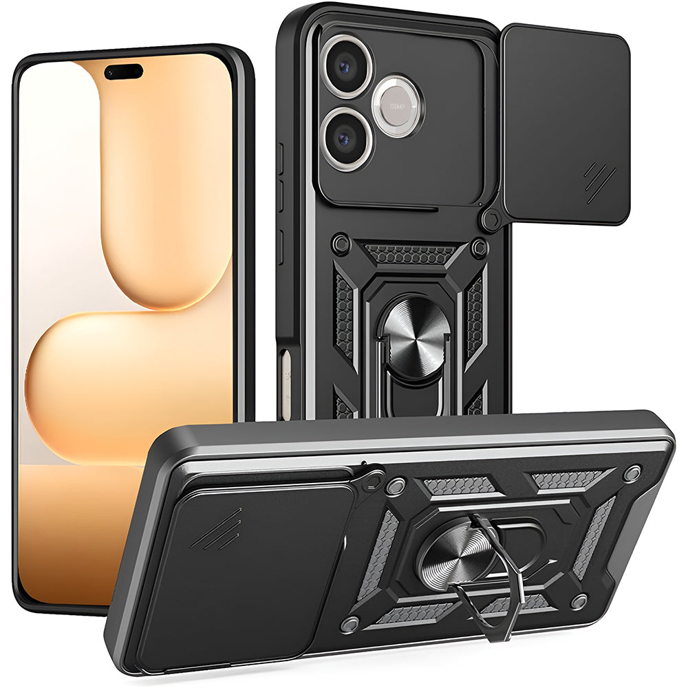 Futrola za Honor 600 Lite, Techsuit, CamShield, Crna