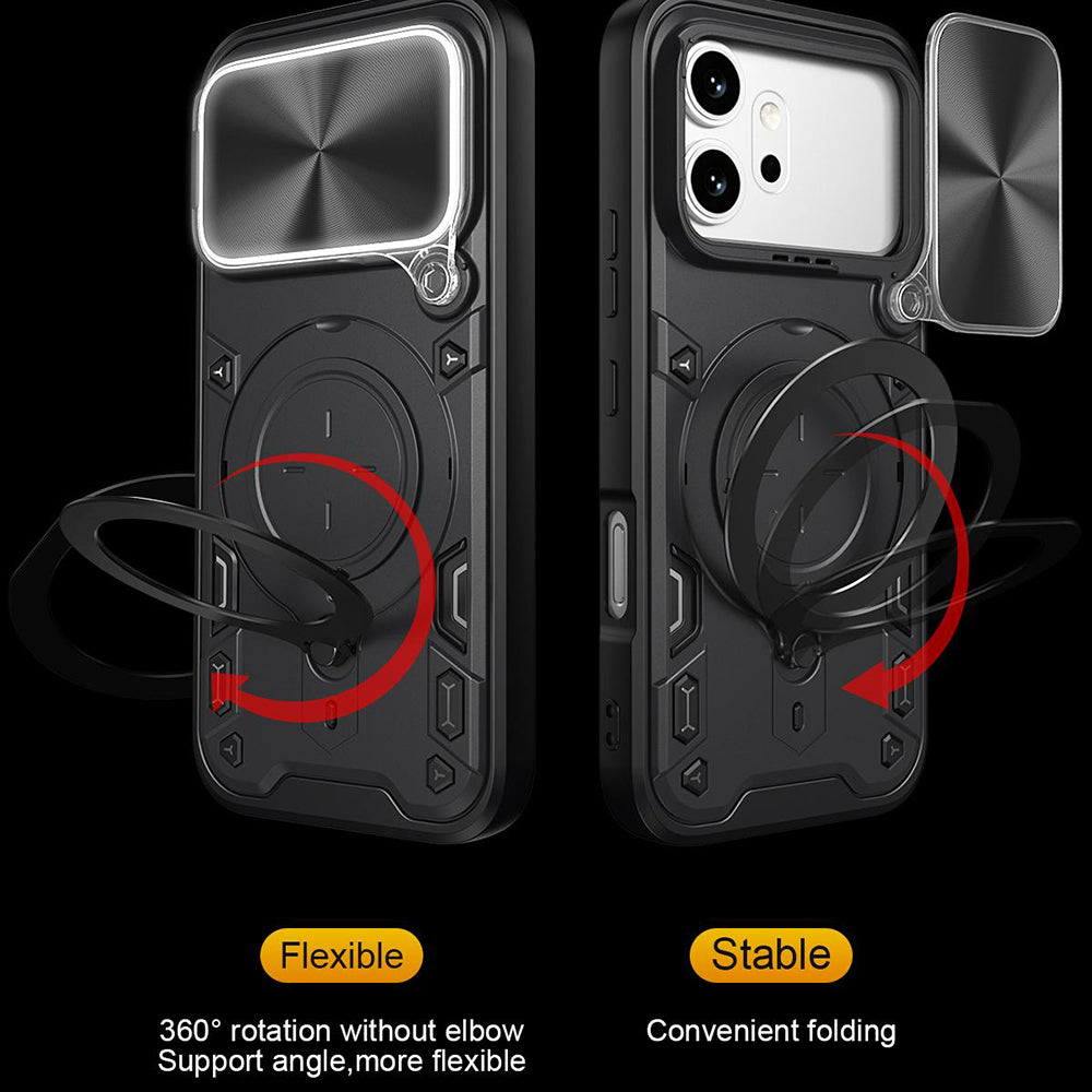 Maska za Honor 600 Pro / 600, Techsuit, CamGuard Pro, Crna