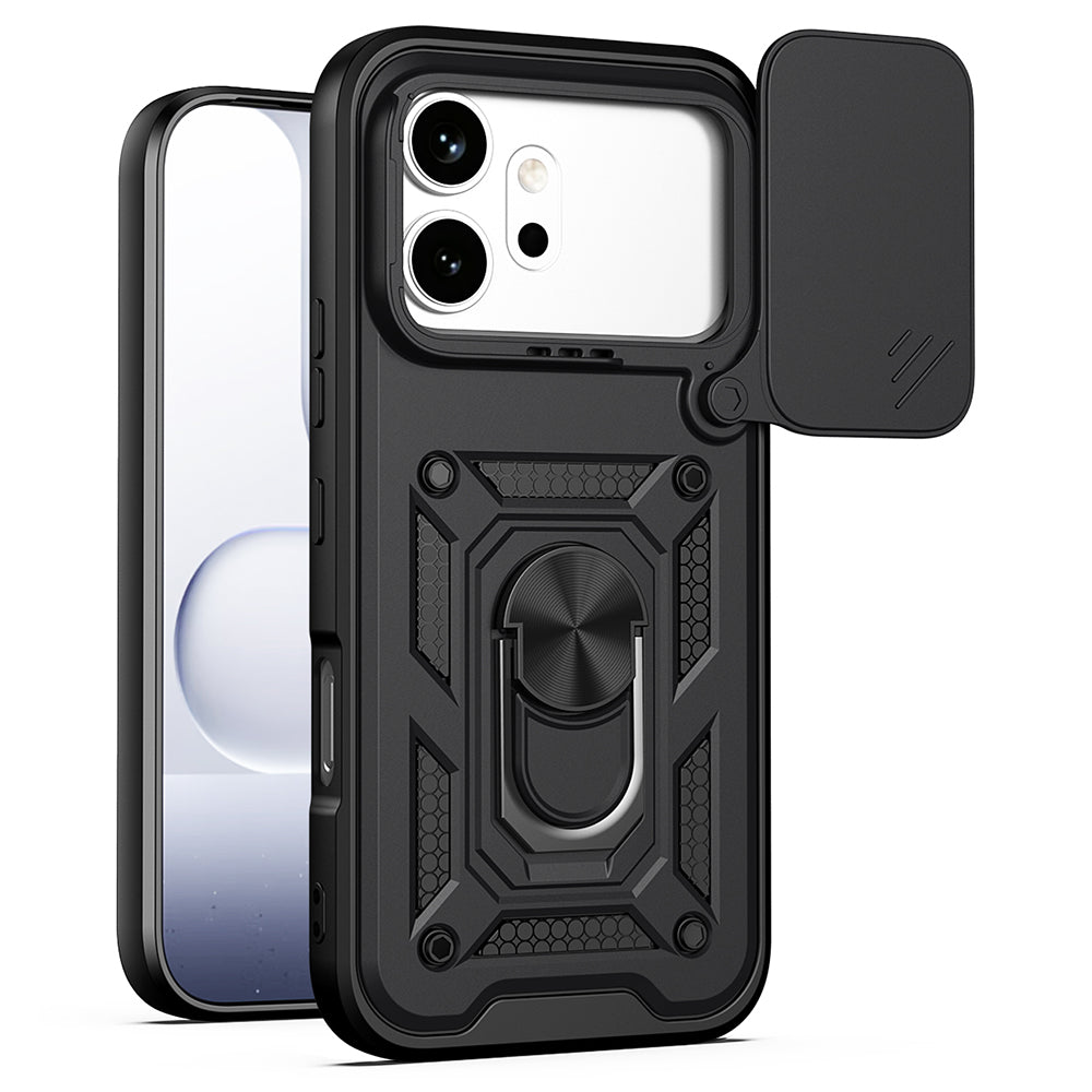 Maska za Honor 600 Pro / 600, Techsuit, CamShield, Crna