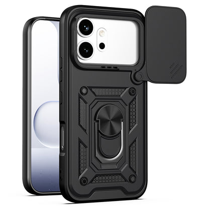 Maska za Honor 600 Pro / 600, Techsuit, CamShield, Crna