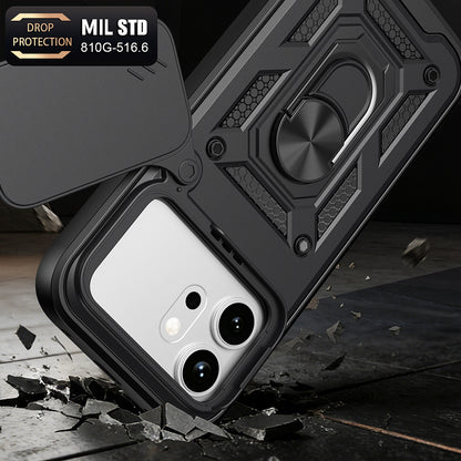 Maska za Honor 600 Pro / 600, Techsuit, CamShield, Crna