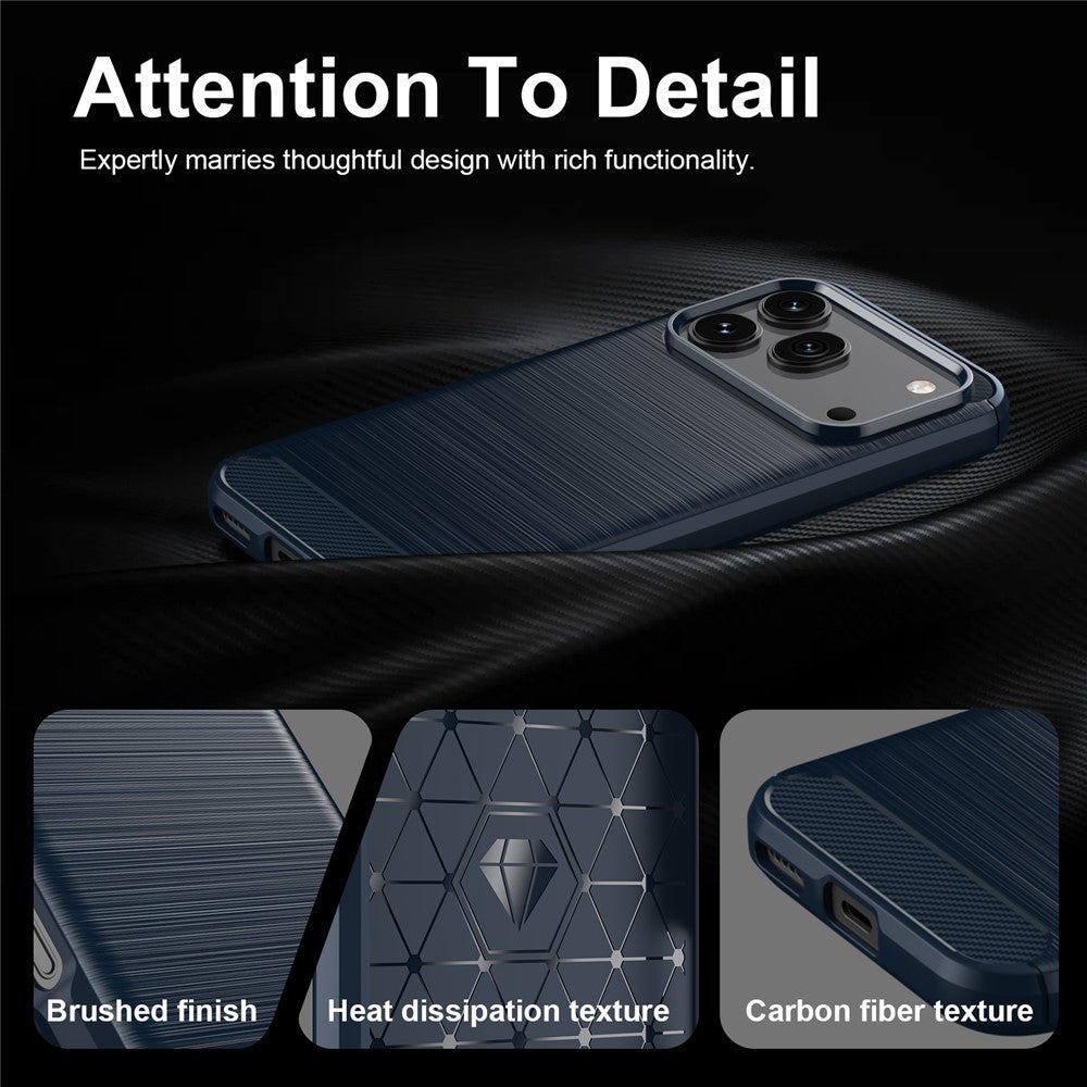 Maska za Honor 600 Pro / 600, Techsuit, Karbon, Plava