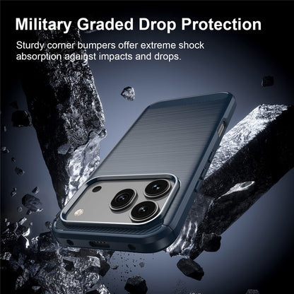 Maska za Honor 600 Pro / 600, Techsuit, Karbon, Plava