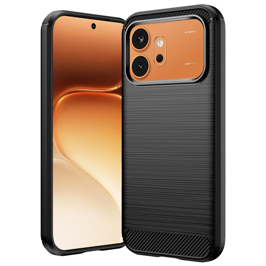 Maska za Honor 600 Pro / 600, Techsuit, Karbon, Crna