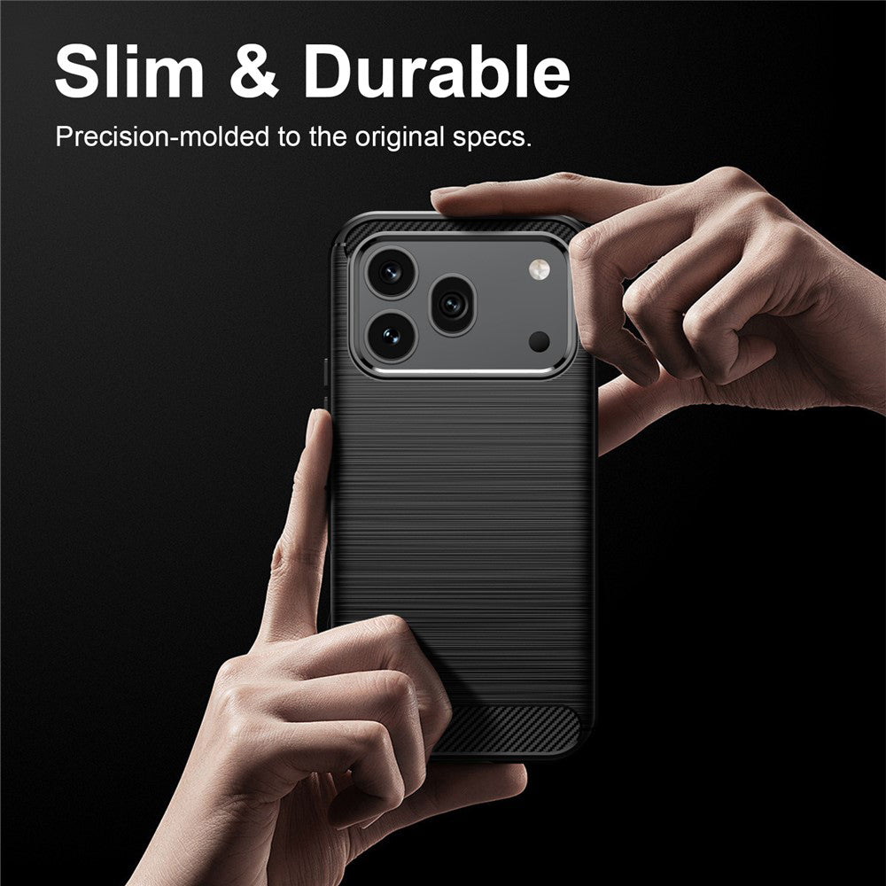 Maska za Honor 600 Pro / 600, Techsuit, Karbon, Crna