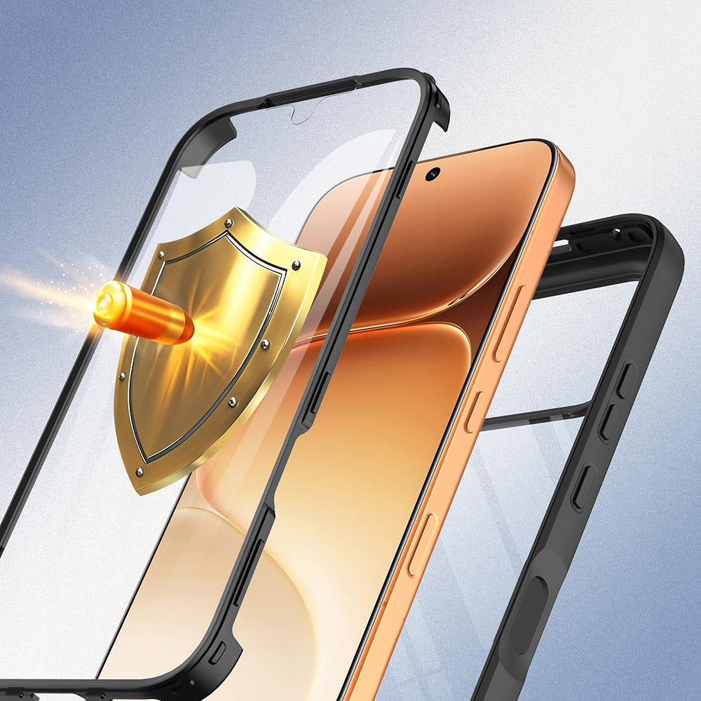 Maska za Honor 600 Pro / 600, Techsuit, ColorVerse 360, Crna