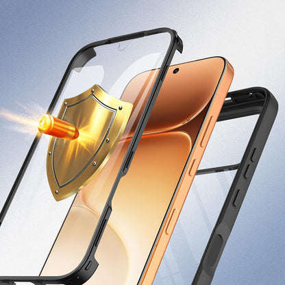 Maska za Honor 600 Pro / 600, Techsuit, ColorVerse 360, Crna