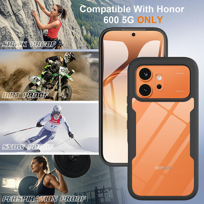 Maska za Honor 600 Pro / 600, Techsuit, ColorVerse 360, Crna