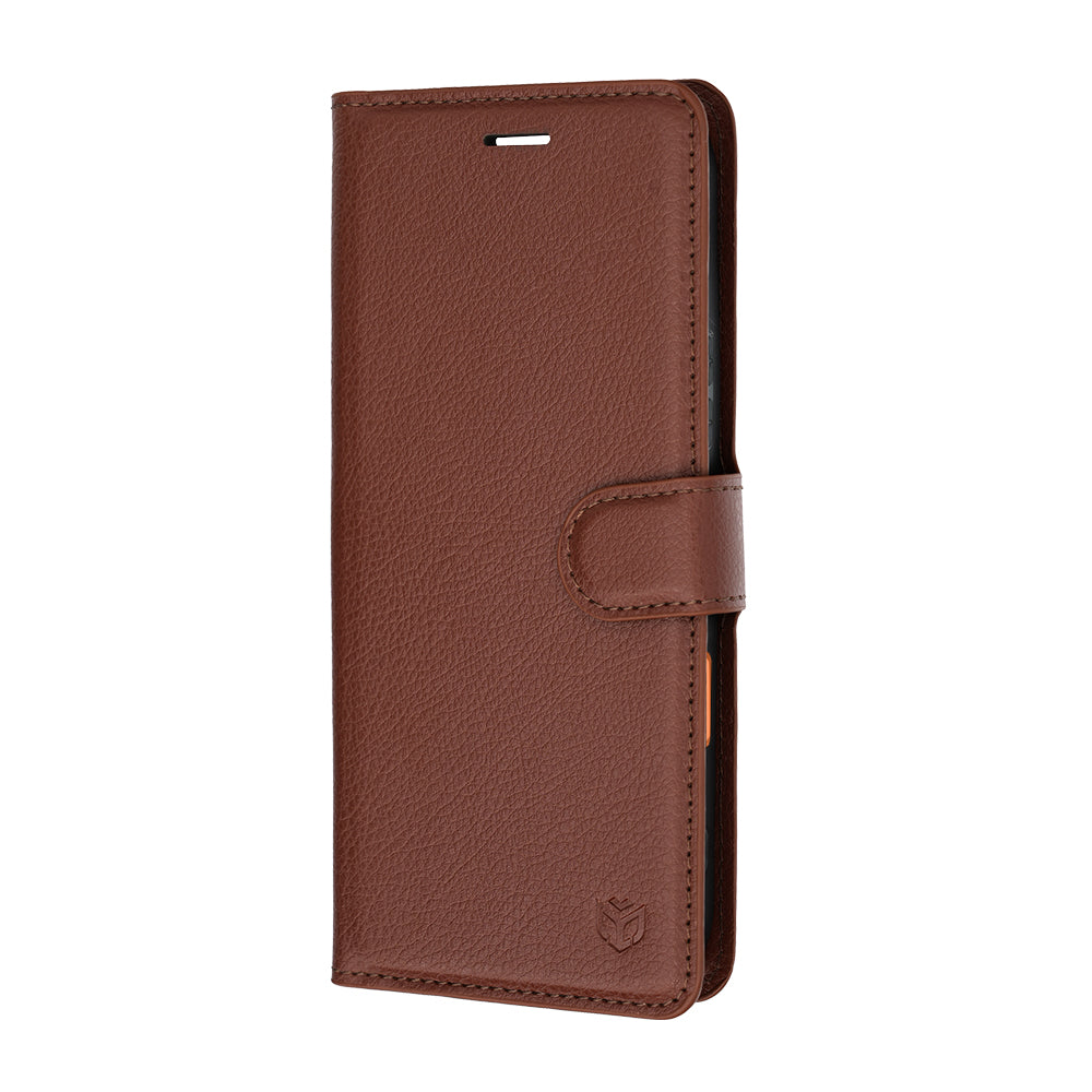 Futrola za Honor 600 Pro / 600, Techsuit, Kožna Folio, Smeđa