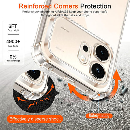 Futrola za Honor 600 Pro, Techsuit, Shockproof Clear, Prozirna
