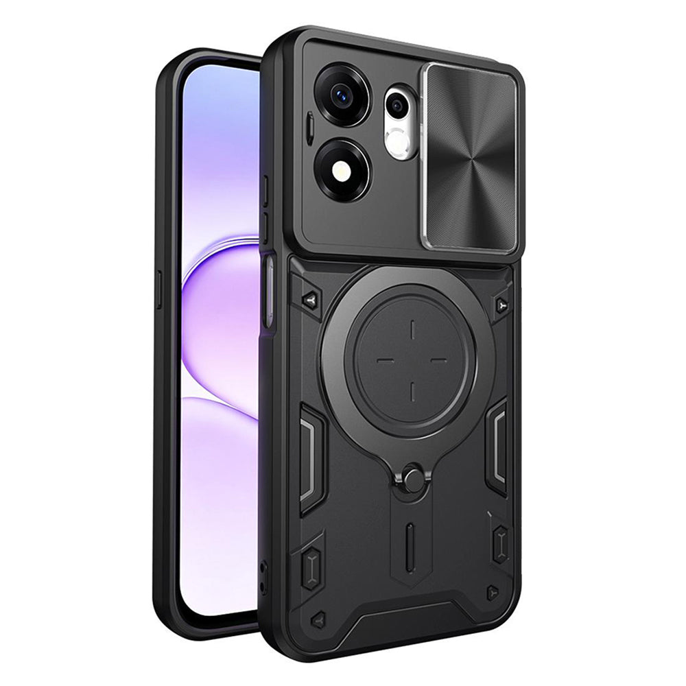 Maska za Honor 600 Smart, Techsuit, CamGuard Pro, Crna