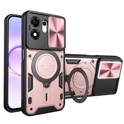 Maska za Honor 600 Smart, Techsuit, CamGuard Pro, Ružičasto zlatna