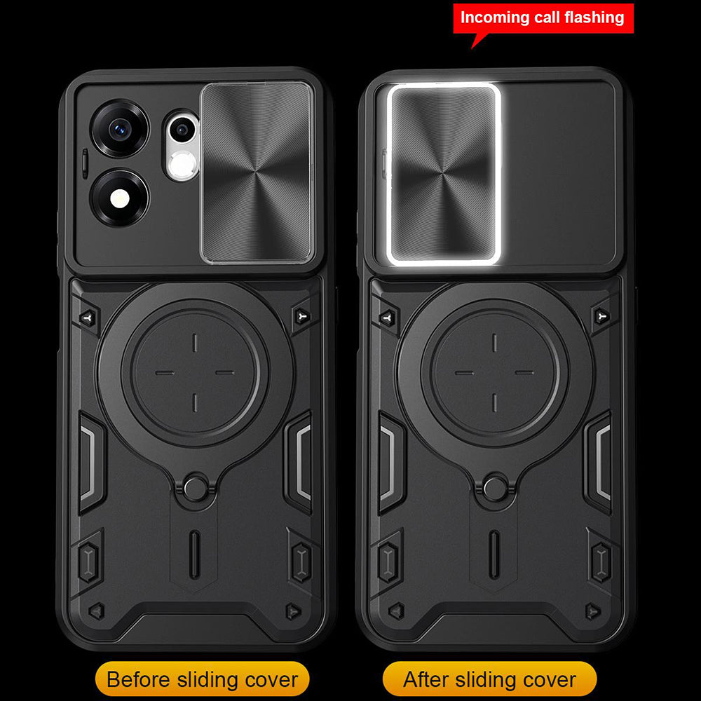 Maska za Honor 600 Smart, Techsuit, CamGuard Pro, Ružičasto zlatna