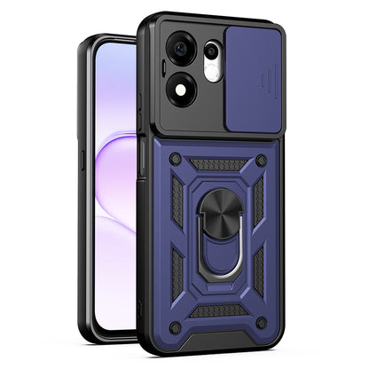 Maska za Honor 600 Smart, Techsuit, CamShield, Plava