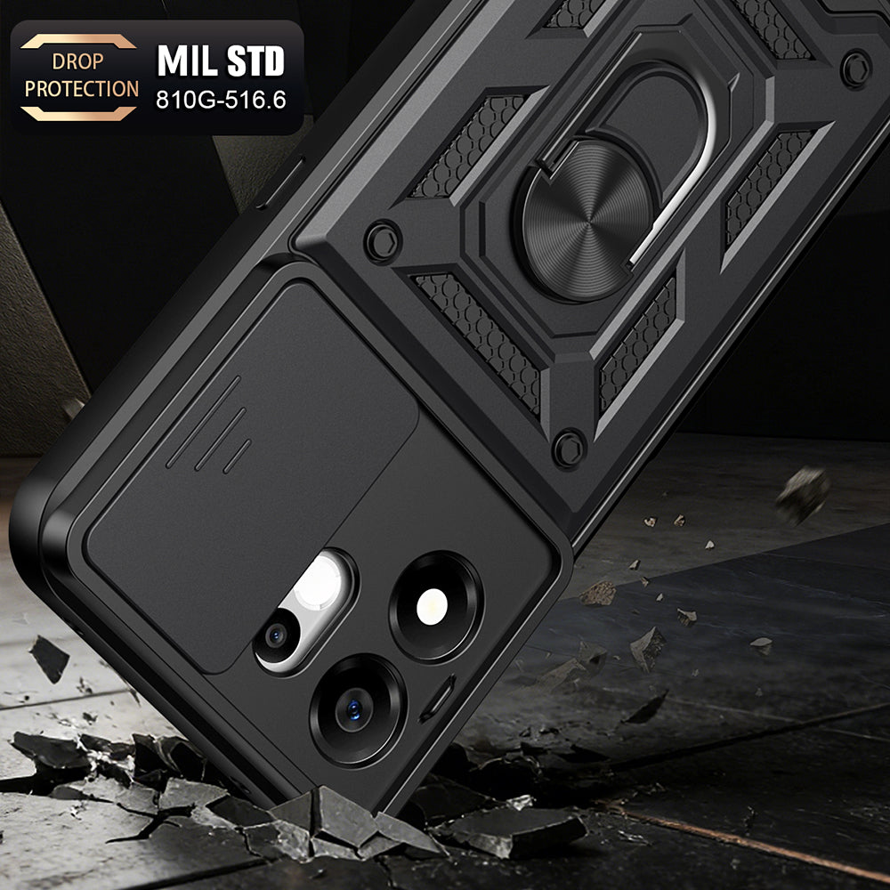 Maska za Honor 600 Smart, Techsuit, CamShield, Plava