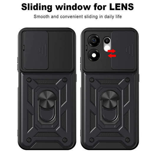 Maska za Honor 600 Smart, Techsuit, CamShield, Zlatna