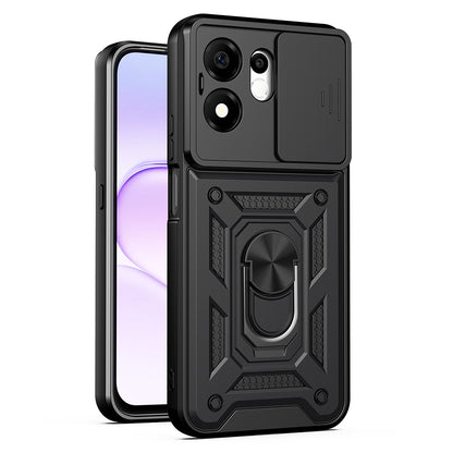 Maska za Honor 600 Smart, Techsuit, CamShield, Crna