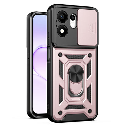 Maska za Honor 600 Smart, Techsuit, CamShield, Ružičasto zlatna
