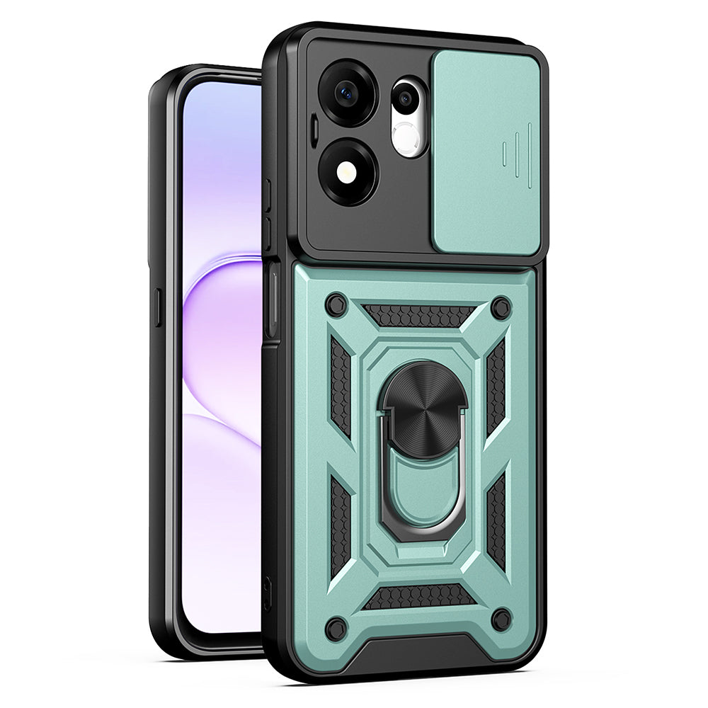 Maska za Honor 600 Smart, Techsuit, CamShield, Zelena