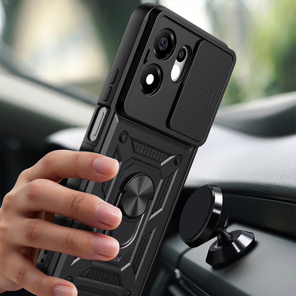 Maska za Honor 600 Smart, Techsuit, CamShield, Zelena