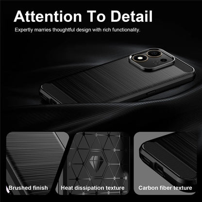 Futrola za Honor 600 Smart, Techsuit, Karbon, Crna