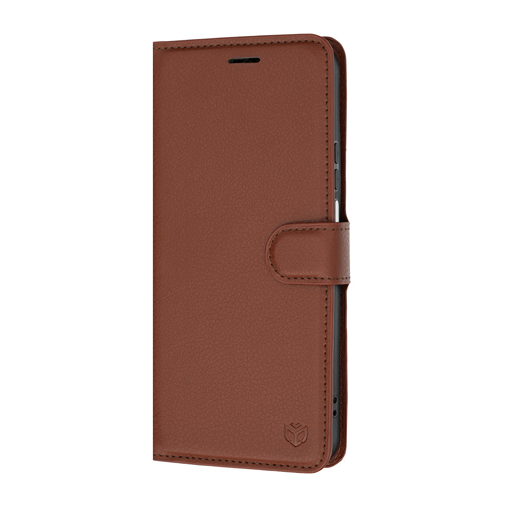 Futrola za Honor 600 Smart, Techsuit, Kožna Folio, Smeđa