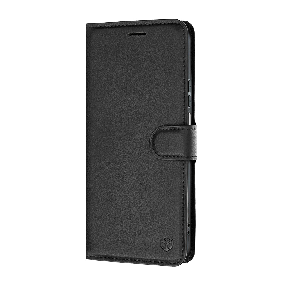 Futrola za Honor 600 Smart, Techsuit, Leather Folio, Crna