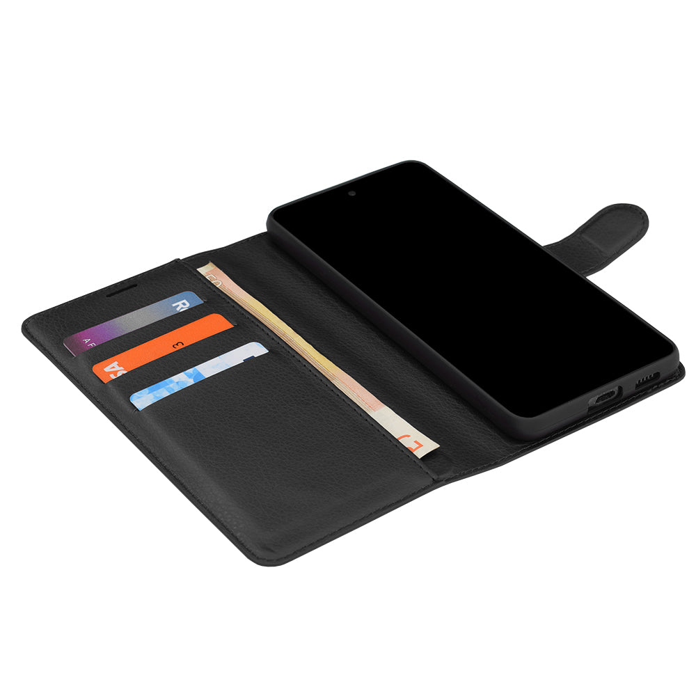 Futrola za Honor 600 Smart, Techsuit, Leather Folio, Crna