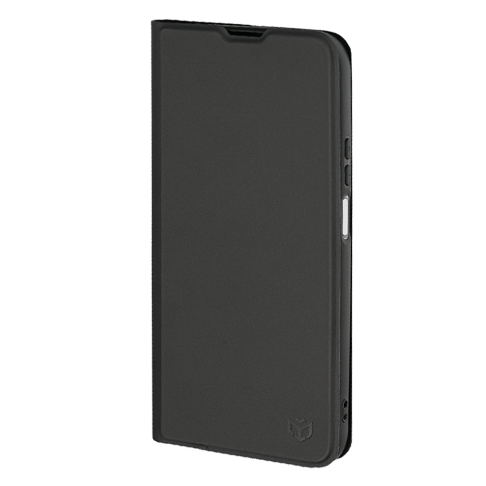 Maska za Honor 600 Smart, Techsuit, Magskin Book Long Blitz Cutout, Crna