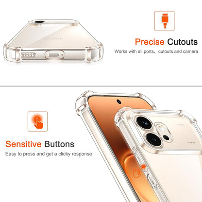 Futrola za Honor 600, Techsuit, Shockproof Clear, Prozirna