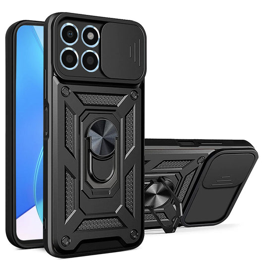 Maska za Honor 70 Lite / X6 / X8 5G, Techsuit, CamShield, Crna