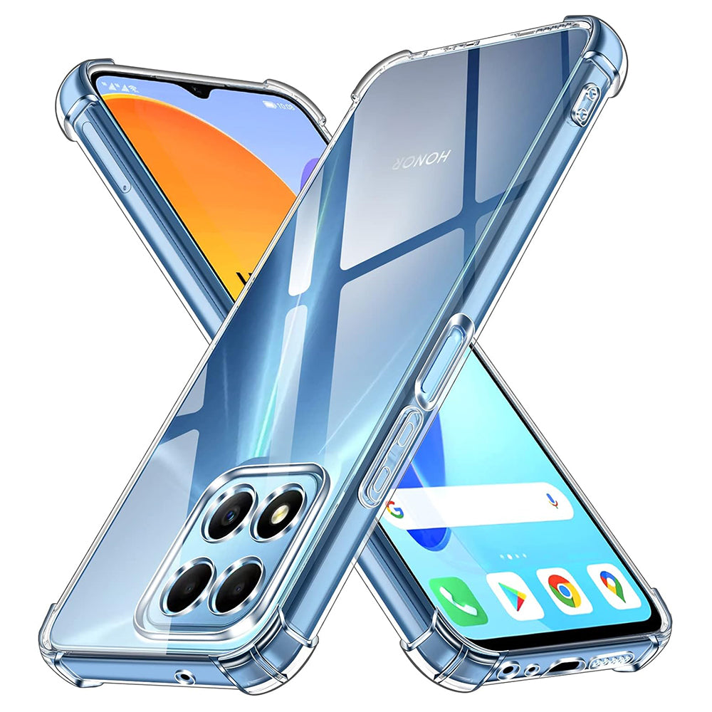 Maska za Honor 70 Lite / X6 / X8 5G, Techsuit, Shockproof Clear, Prozirna