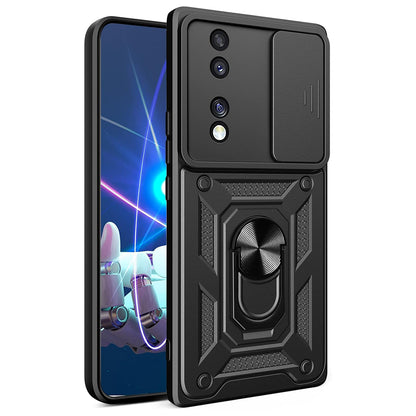 Maska za Honor 70, Techsuit, CamShield, Crna