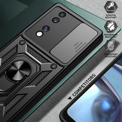 Maska za Honor 70, Techsuit, CamShield, Crna