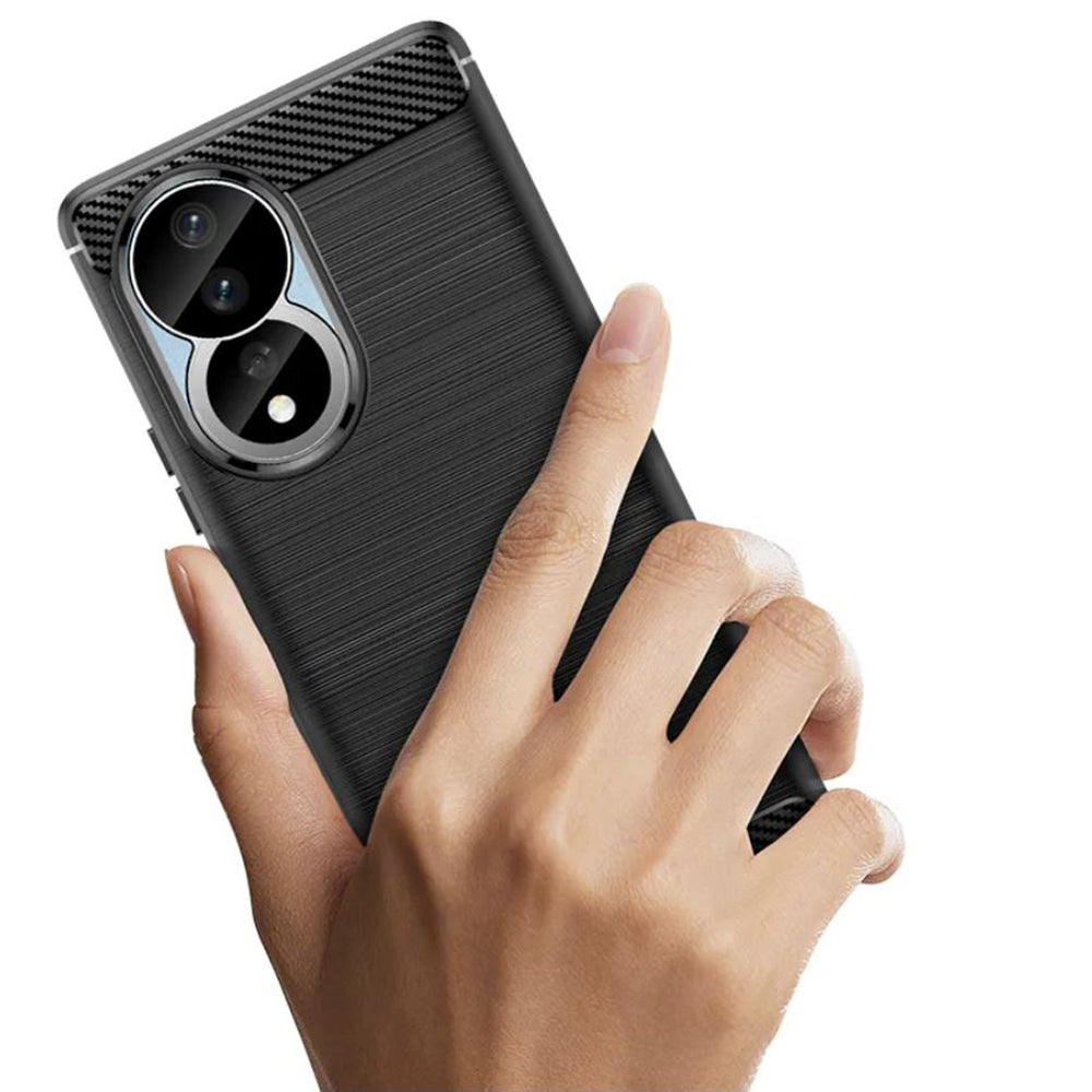 Maska za Honor 90 / 80, Techsuit, Karbon, Crna