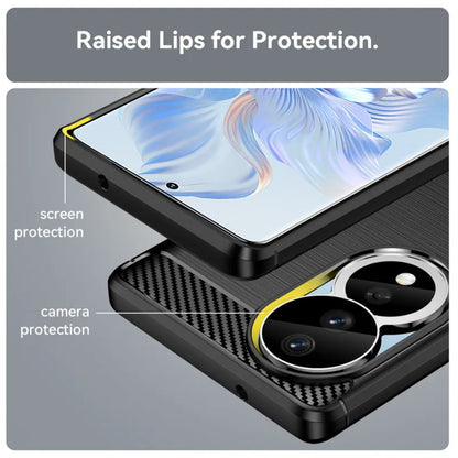 Maska za Honor 90 / 80, Techsuit, Karbon, Crna