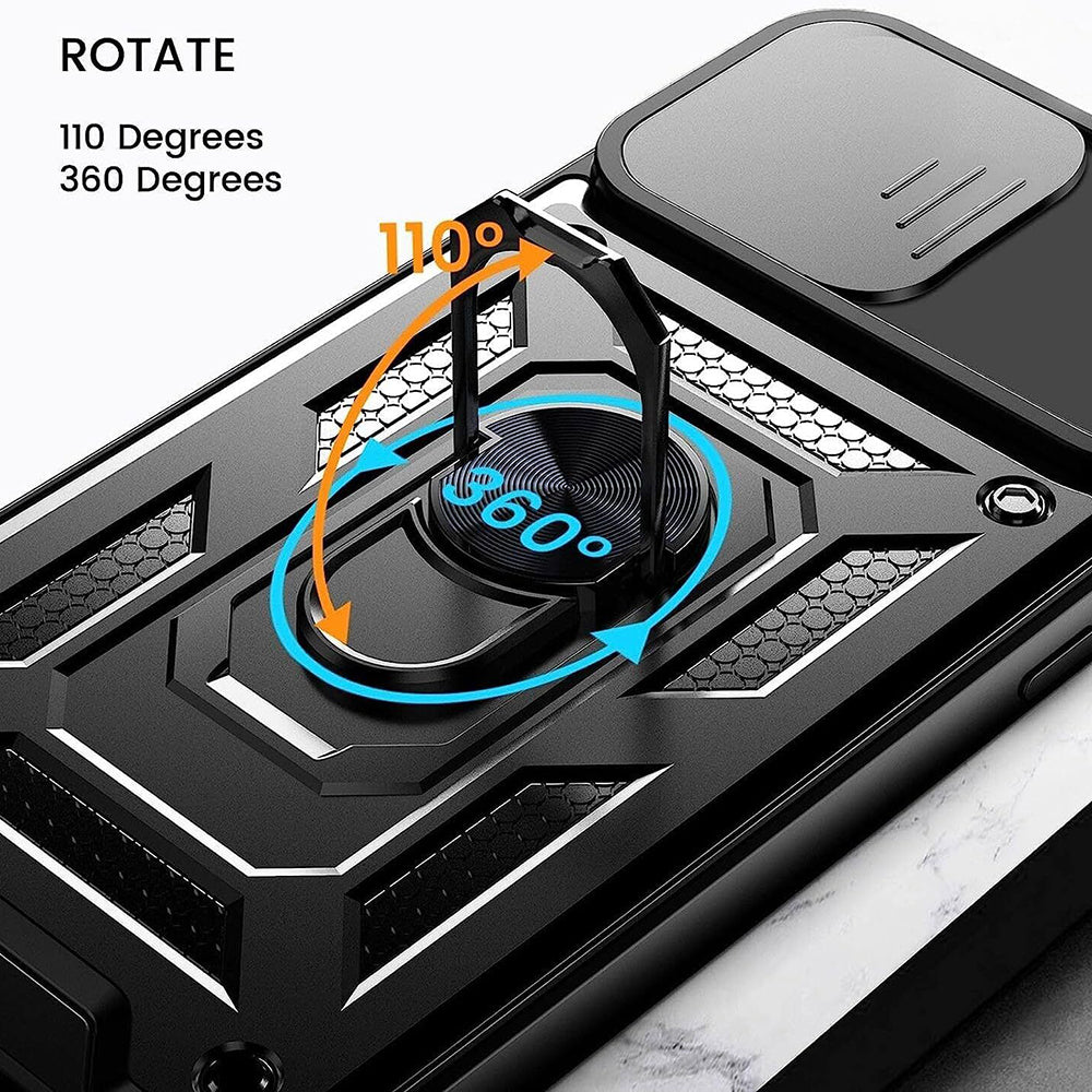 Maska za Honor 90 Lite, Techsuit, CamShield, Crna