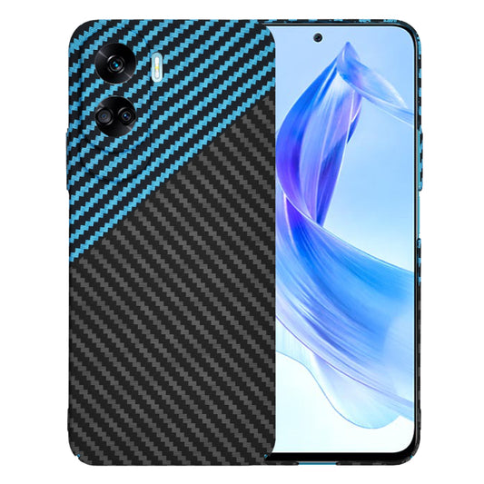 Maska za Honor 90 Lite, Techsuit, Carbonite FiberShell, Crno Plava