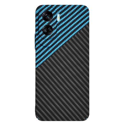 Maska za Honor 90 Lite, Techsuit, Carbonite FiberShell, Crno Plava