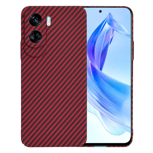 Maska za Honor 90 Lite, Techsuit, Carbonite FiberShell, Crvena