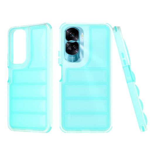 Maska za Honor 90 Lite, Techsuit, Wave Shield, Tirkizna