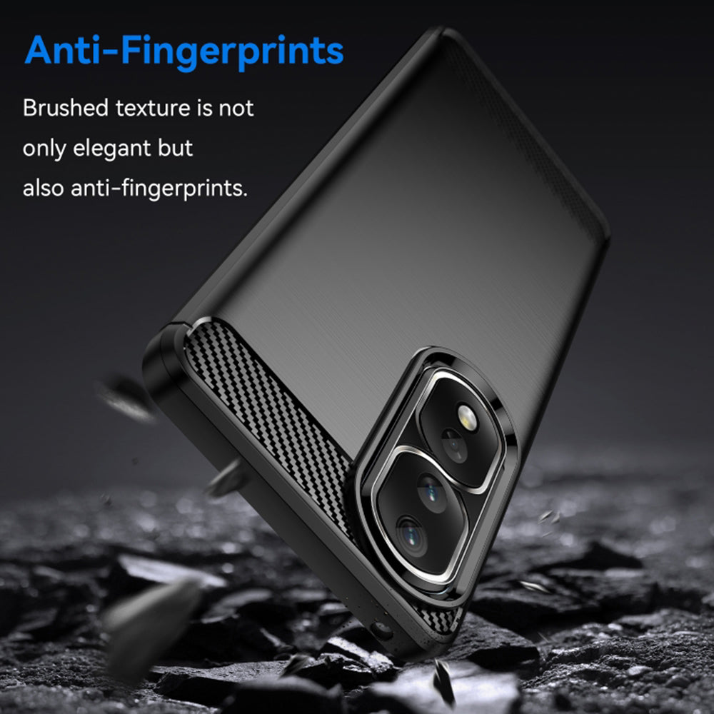 Futrola za Honor 90 Pro / 80 Pro, Techsuit, Karbon, Crna
