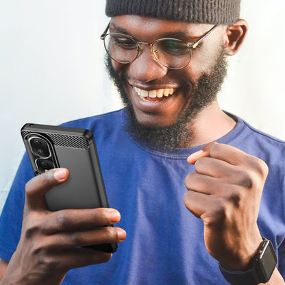 Futrola za Honor 90 Pro / 80 Pro, Techsuit, Karbon, Crna