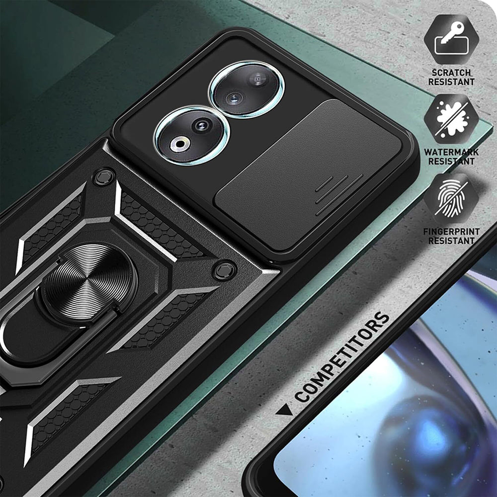 Maska za Honor 90, Techsuit, CamShield, Crna