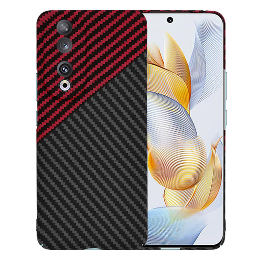 Maska za Honor 90, Techsuit, Carbonite FiberShell, Crno Crvena
