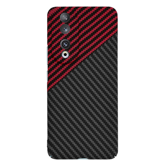Maska za Honor 90, Techsuit, Carbonite FiberShell, Crno Crvena