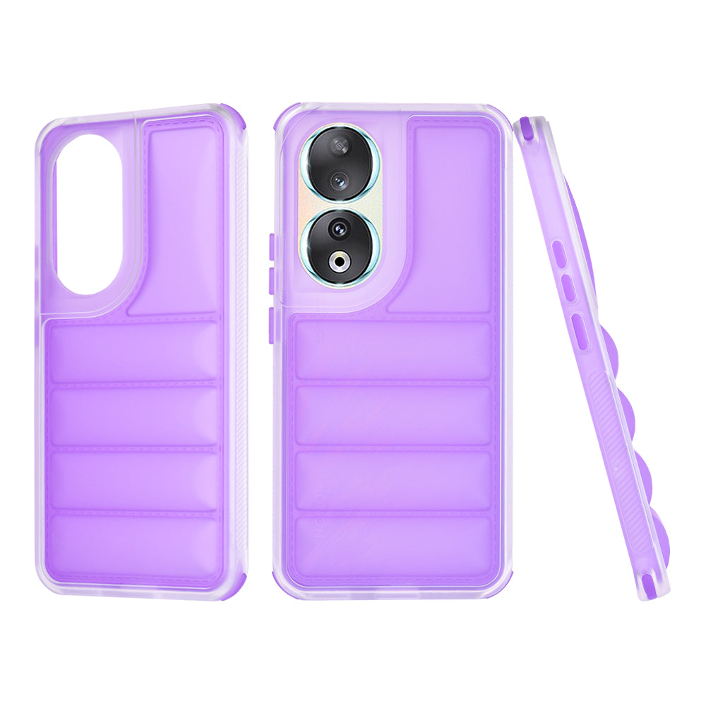 Maska za Honor 90, Techsuit, Wave Shield, Ljubičasta