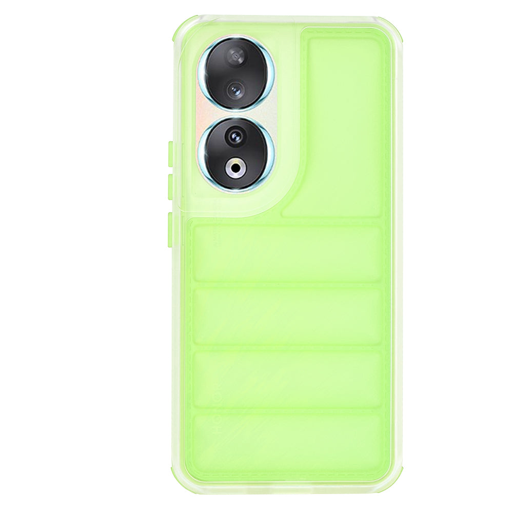 Maska za Honor 90, Techsuit, Wave Shield, Zelena