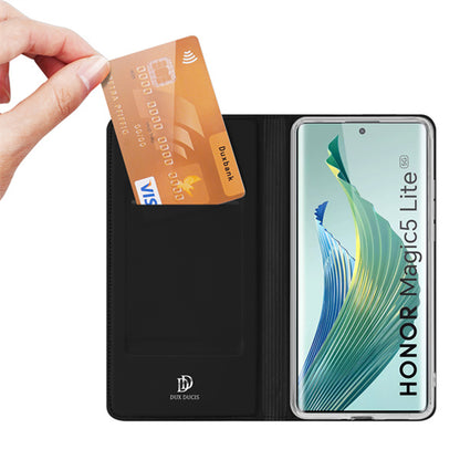 Futrola za Honor Magic5 Lite, DUX DUCIS, Skin Pro, Crna
